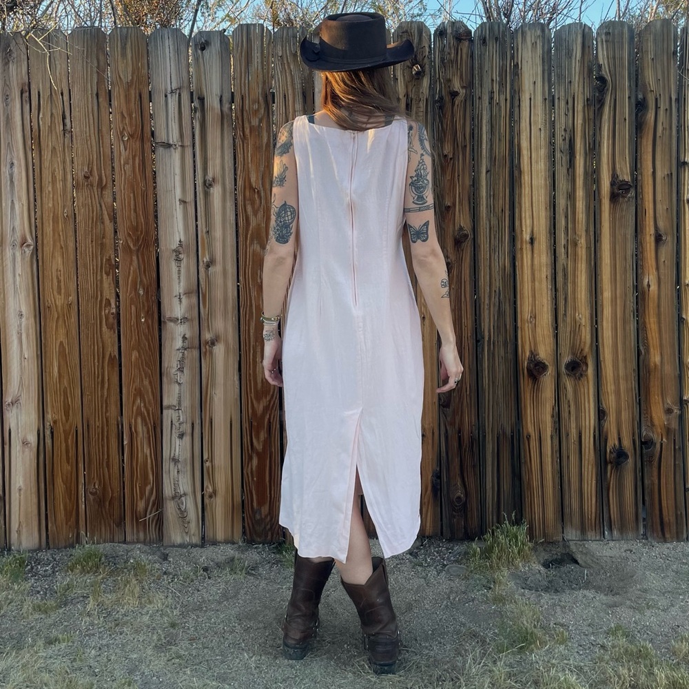 Vintage Upcycled Patchwork Dress - image 4